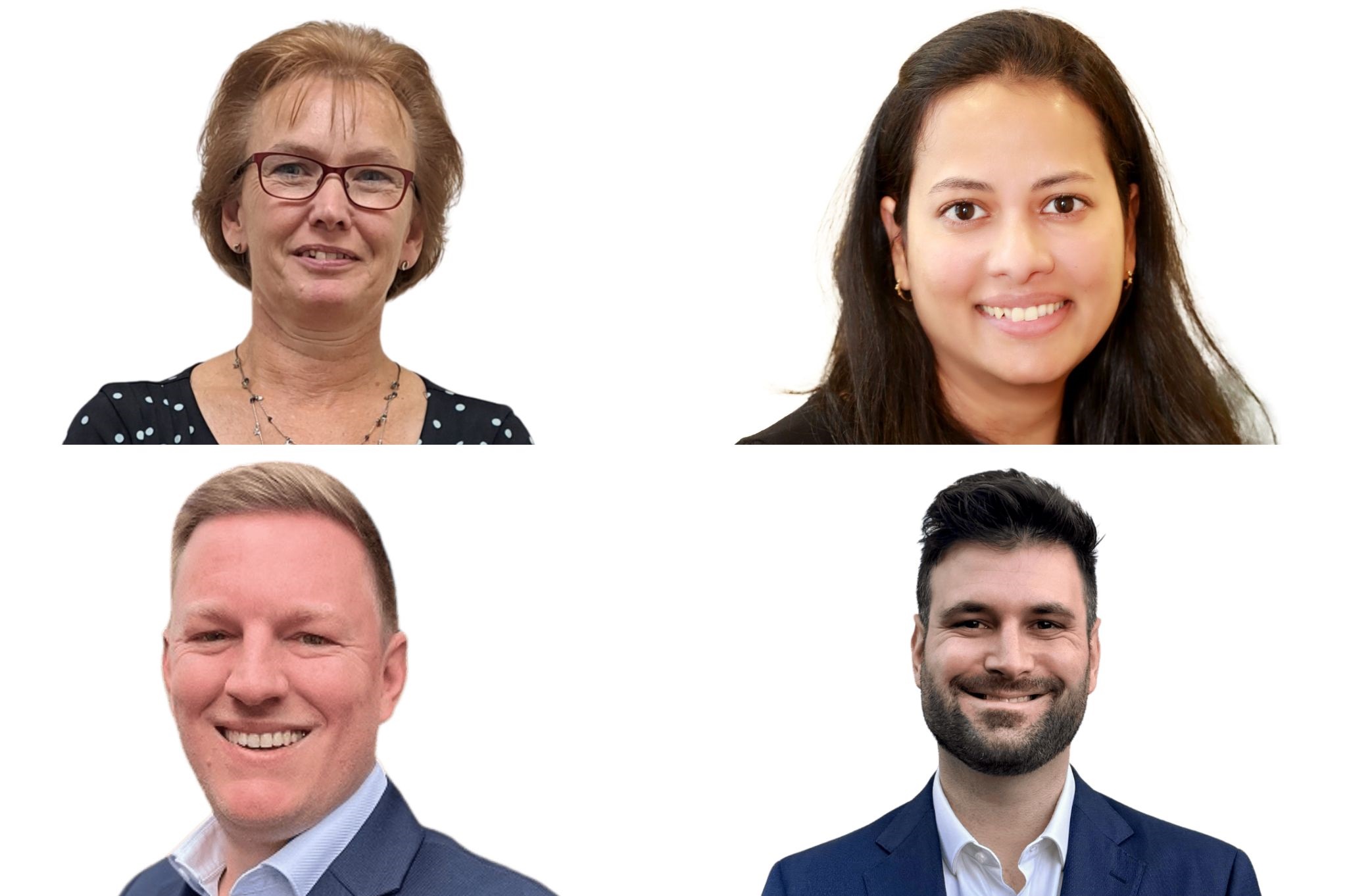 Angela Payne, Ganesh Kent, Matt Parr, Sacha Bolourchi.